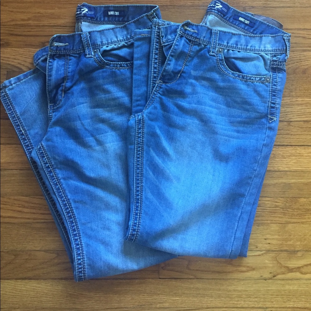 MEN’S SEVEN 7 BOOTCUT JEANS 36 X 32